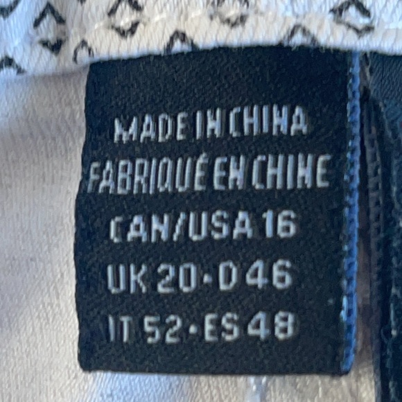 FDJ FRENCH DESIGN JEANS  WHITE & BLACK 16 - Picture 10 of 10